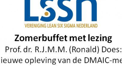 LSSN Zomerbuffet met lezing: een nieuwe opleving van de DMAIC methode